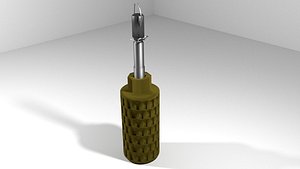 3d model landmine fragmentation frag