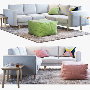 IKEA NORSBORG corner sofa 2+2