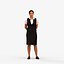 Basics0311 - A set containing 5 models of male and female adults standing working in hospitality lik