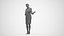 Basics0311 - A set containing 5 models of male and female adults standing working in hospitality lik