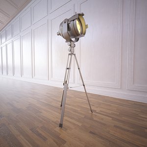 tripod spotlight 3d model