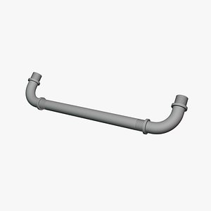 3D model U Shaped Pipe - Geometry Only No Textures No Materials