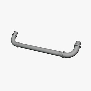 U Shaped Pipe - Geometry Only No Textures No Materials
