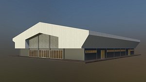 3D Office by renovated warehouse -1