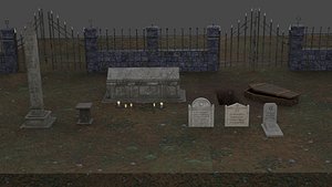 3D Jewish Tomb Set