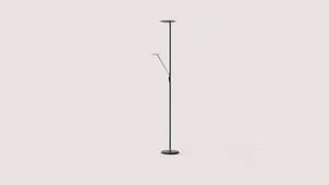 LED Torchiere Floor Lamp with Reading Arm