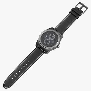 LG Watch Urbane Silver 3D Model