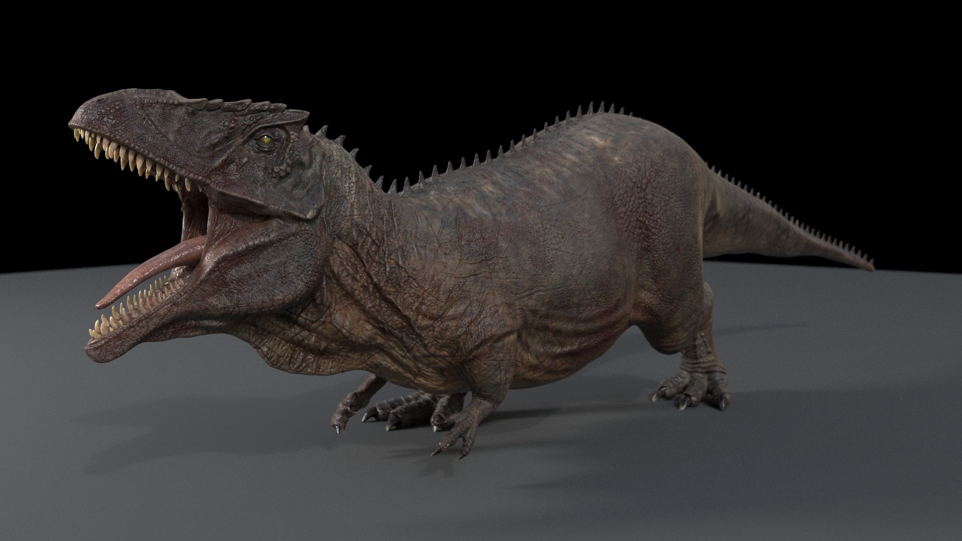 Hybrid Giganotosaurus MAya UE - UNITY 3D model - TurboSquid 1770409