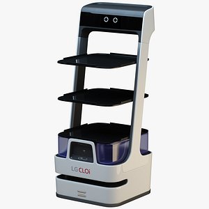 LG CLOi ServeBot 3D model