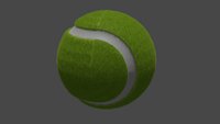 Pelota tenis con 250000 pelos