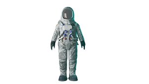 astronaut rigged 3D model