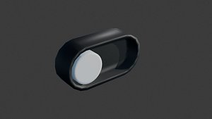 setting switch symbol 3D model