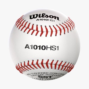 3D wilson baseball ball realistic model