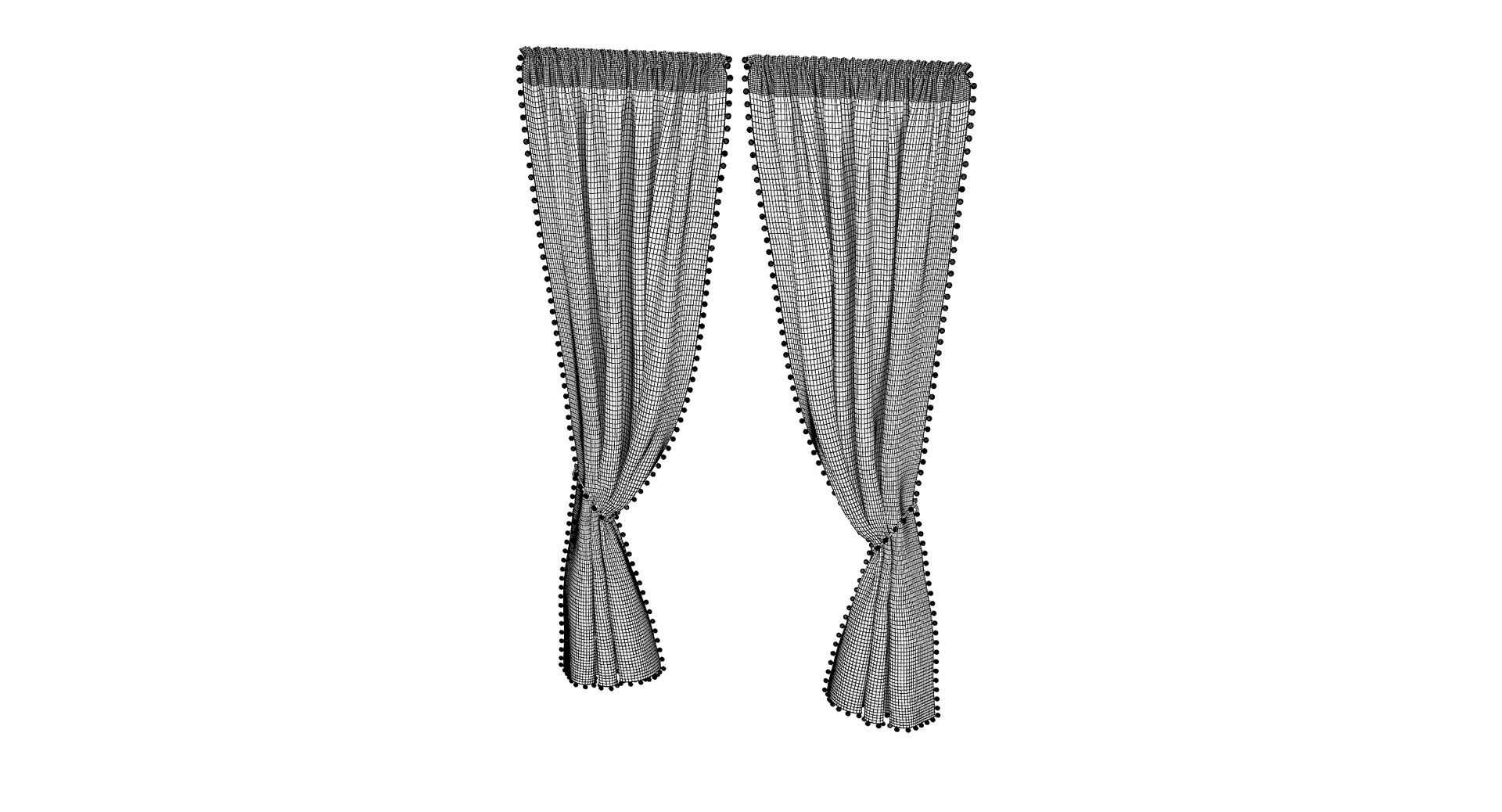3D model curtains classic - TurboSquid 1218132