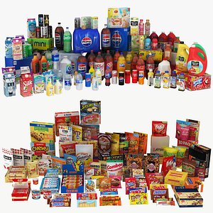 Drink and Junk Products Collection 184 in 1