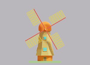 Cartoon Simple Windmill