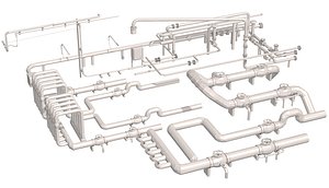 pipes 3d model