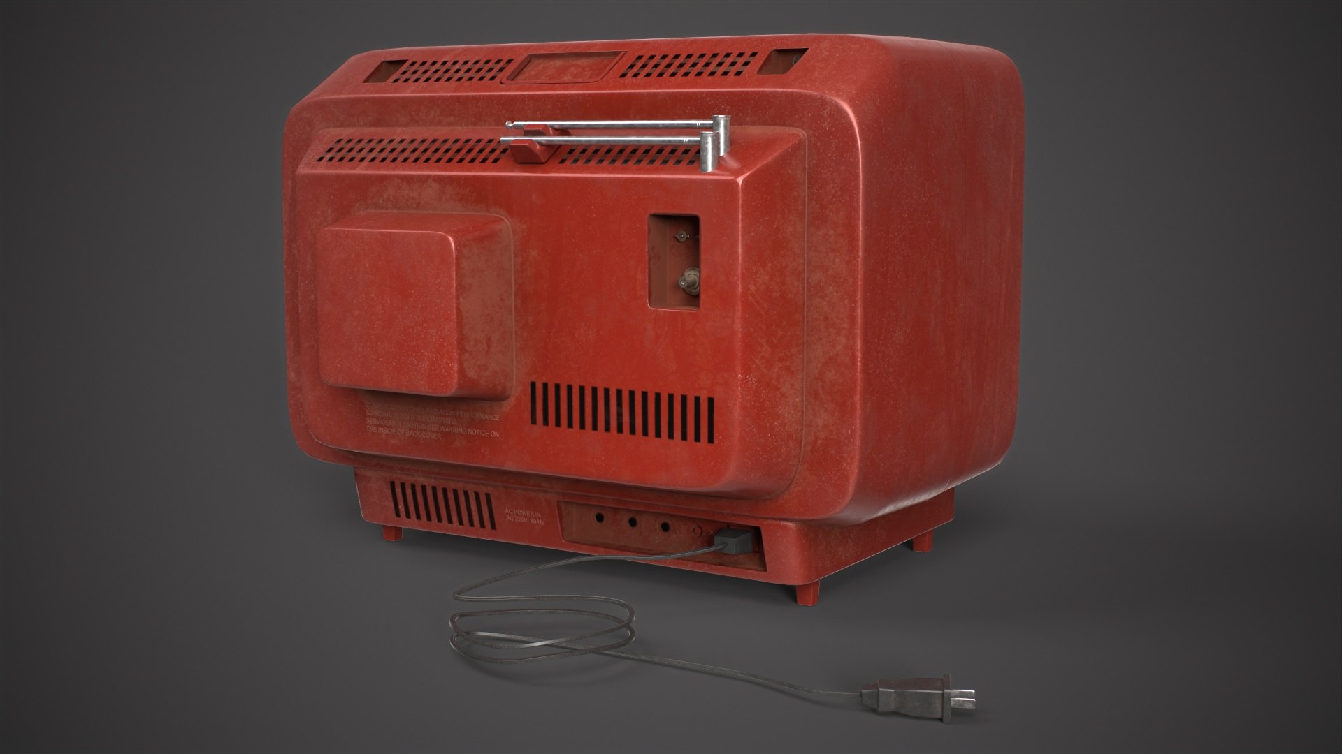 3D Model Old Television - TurboSquid 2235901