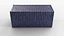3D 20Ft Cargo Container - Blue