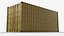 3D 20Ft Cargo Container - Blue