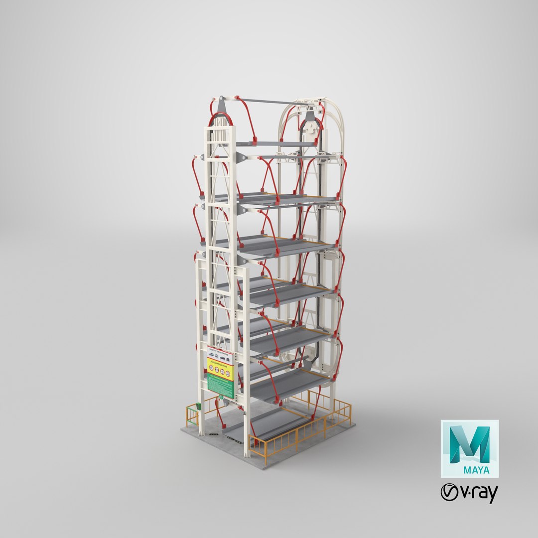 12 Place Rotary Car Parking Lift System model https://p.turbosquid.com/ts-thumb/DN/K6sLEC/AE/stemcell_maya_vray_render/png/1689790222/1920x1080/fit_q87/1561c9d672675e67a7072372dd79cda77c0ad332/stemcell_maya_vray_render.jpg