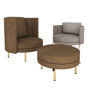MINOTTI TORII ARMCHAIRS