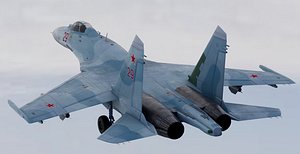 Russian Fighter Jet Sukhoi SU-27 Flanker
