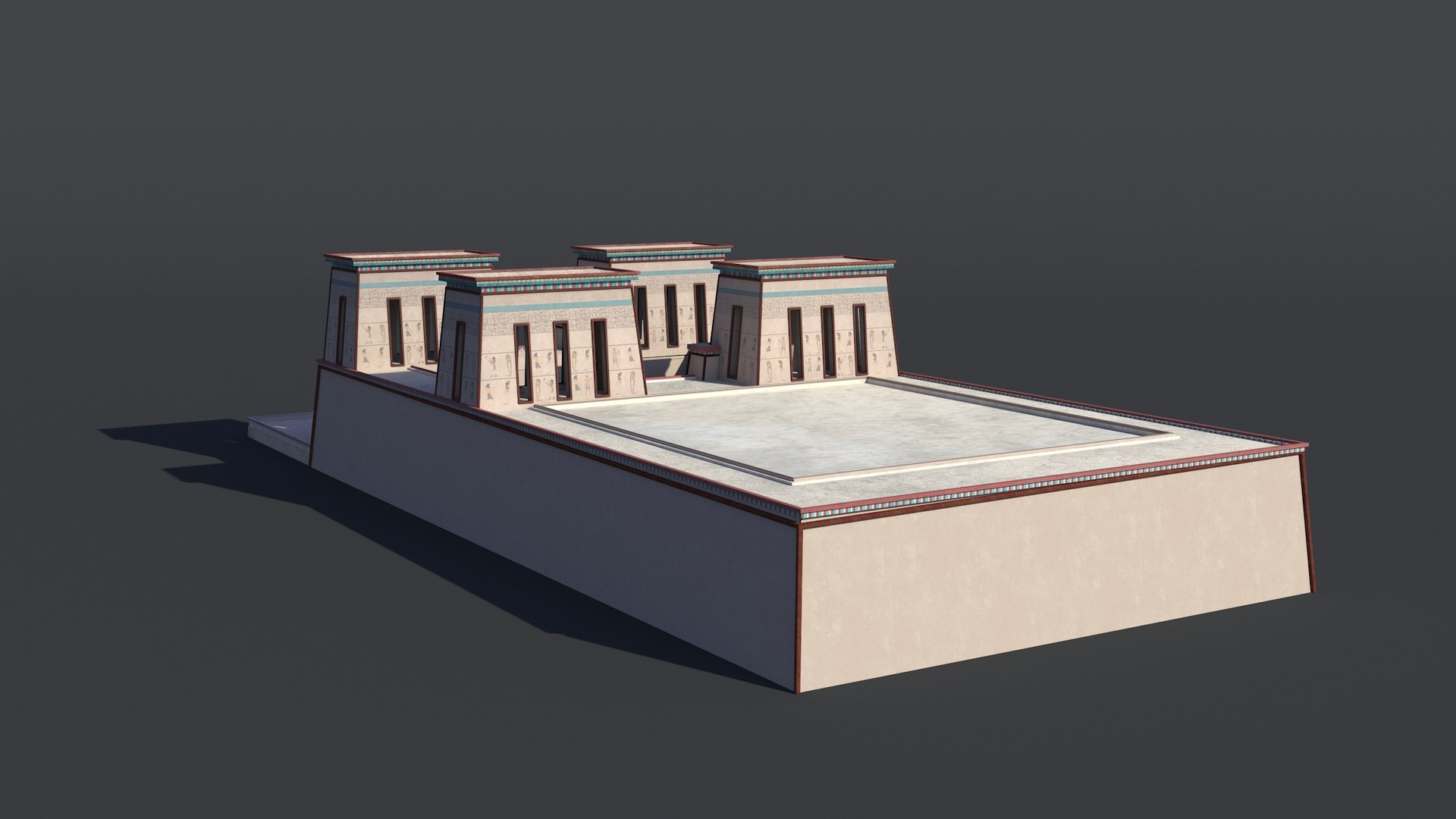 3D Photorealistic Palace Of Pi-Ramesses Model - TurboSquid 2267003