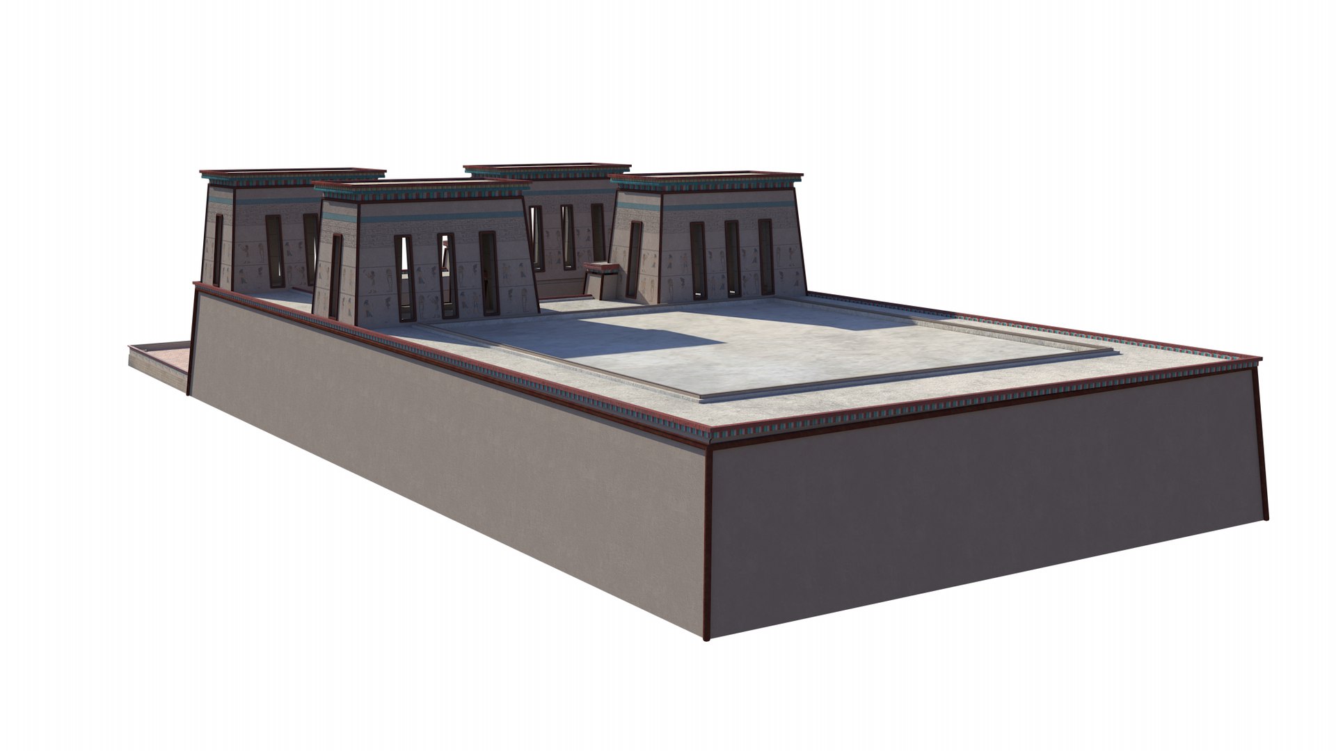 3D Photorealistic Palace Of Pi-Ramesses Model - TurboSquid 2267003
