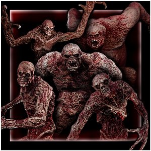 Pack of Mummies Zombies