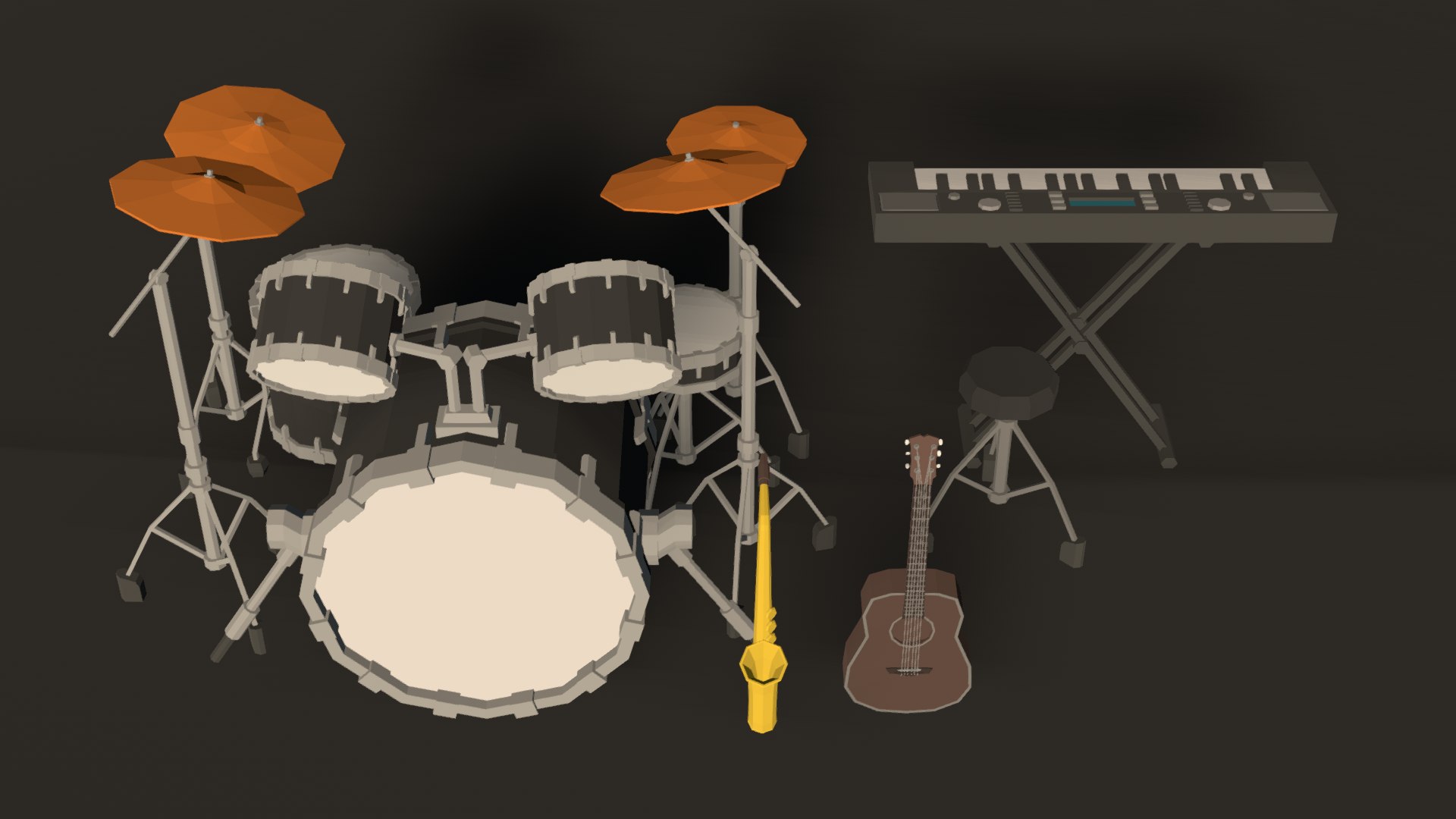 POLY Musical Instrument 3D Model - TurboSquid 1930135