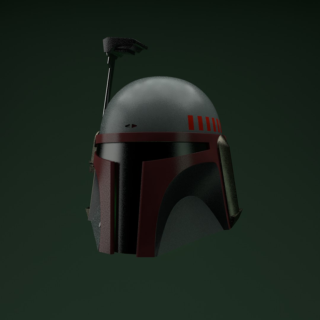 Bobba Fett Helmet Model - TurboSquid 2080269