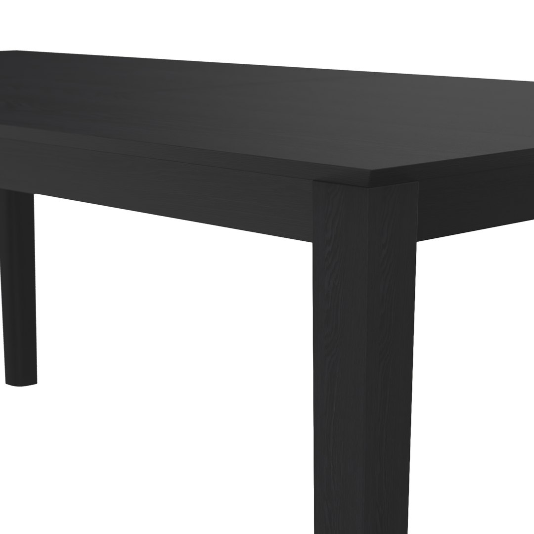 Louise Rectangular Dining Table 3D Model - TurboSquid 2085108