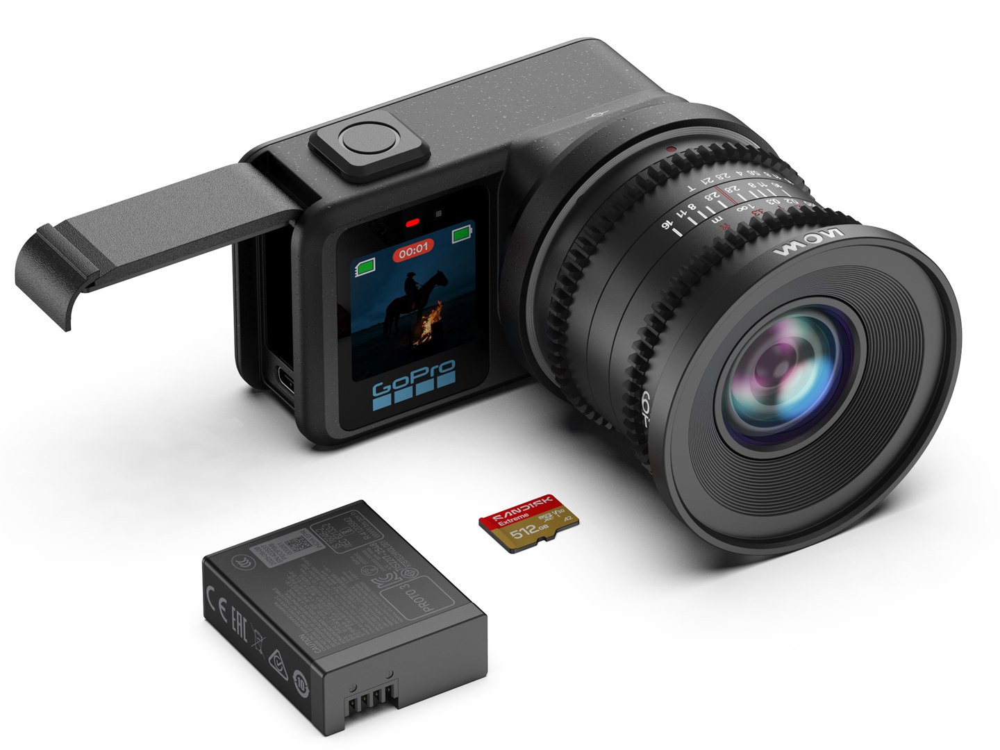 3D GoPro MISSION 1 PRO ILS with Venus Optics Laowa 6mm T21 Lens https://p.turbosquid.com/ts-thumb/DN/m2S9yU/Ja/preview13/jpg/1788949814/1920x1080/fit_q87/2b2584fe436811b1a2d9048490c5fe160a143152/preview13.jpg