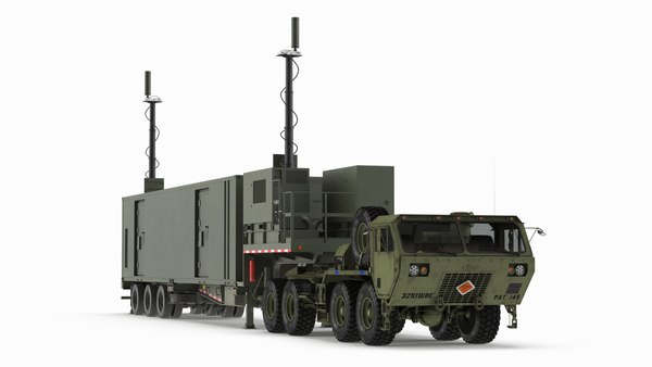 modelo 3d Centro de operaciones de la batería Typhon del ejército de EE ...
