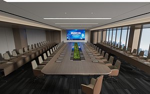 Conference room Large Conference Hall Large lecture Hall Multimedia conference room Multimedia lectu 3D