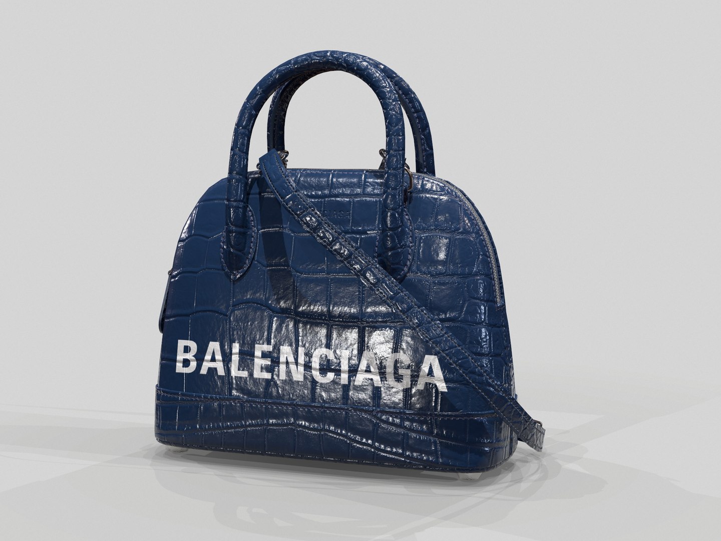 Balenciaga Ville Top Handle XXS Bag Leather | 3D Model Collection