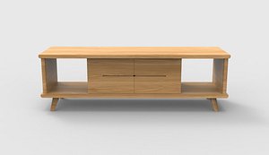 3D Wood Furniture 3D model