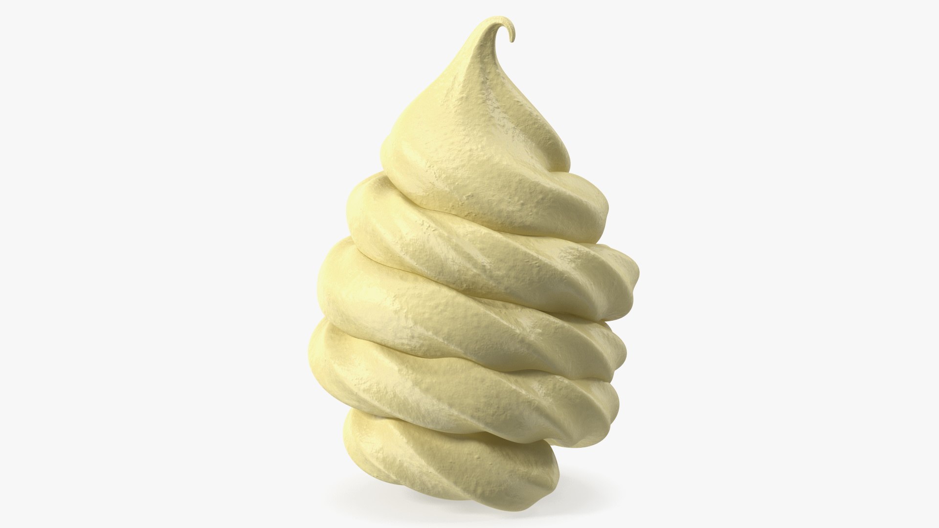 Vanilla Ice Cream Top 3D model for vehicle visualization, games, animation, transport scenes, and automotive rendering