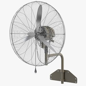 Wall Mounted Fan 3D