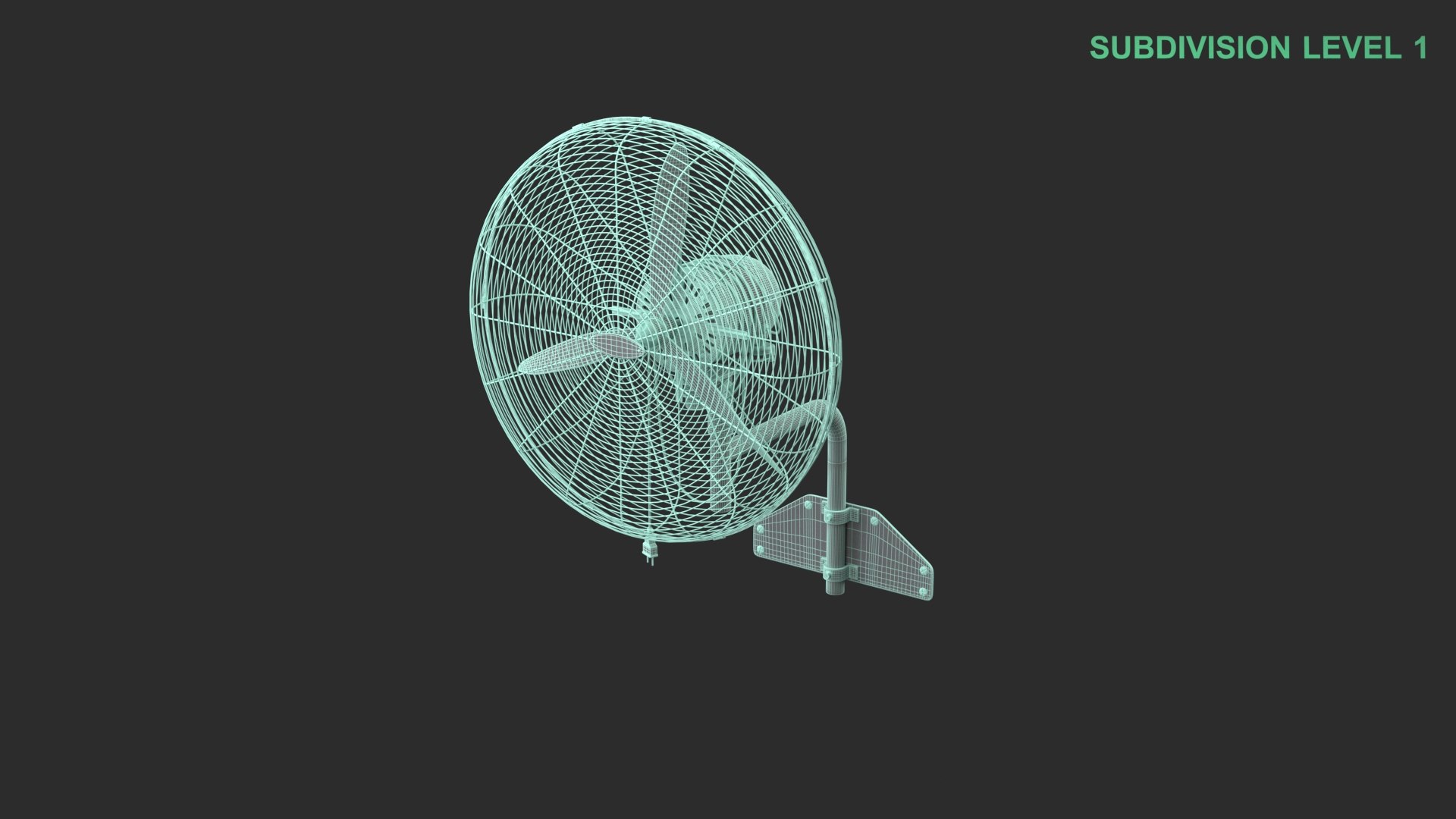 Wall Mounted Fan 3D https://p.turbosquid.com/ts-thumb/DN/sVvx0G/Wg/wireframe_0004/jpg/1739274054/1920x1080/fit_q87/fd85c88dd1a67888c0a12966a723efabf78d4643/wireframe_0004.jpg