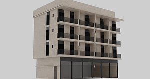 3D ModernBuilding model