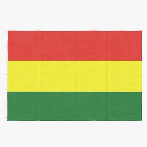 Flag Laying Pose Bolivia
