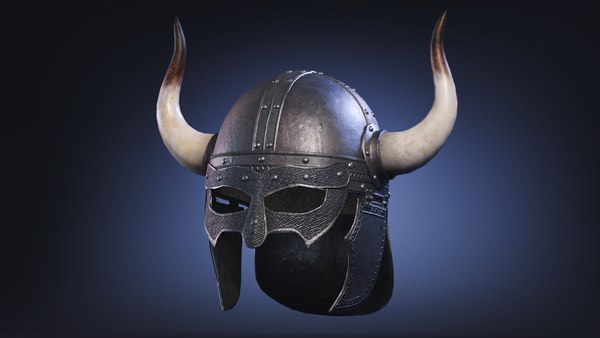 casco vikingo - viking helmet 3D Model in Helmet 3DExport