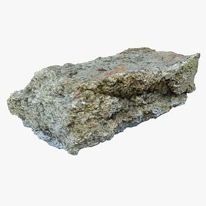 Realistic Stone Debris Piece 08