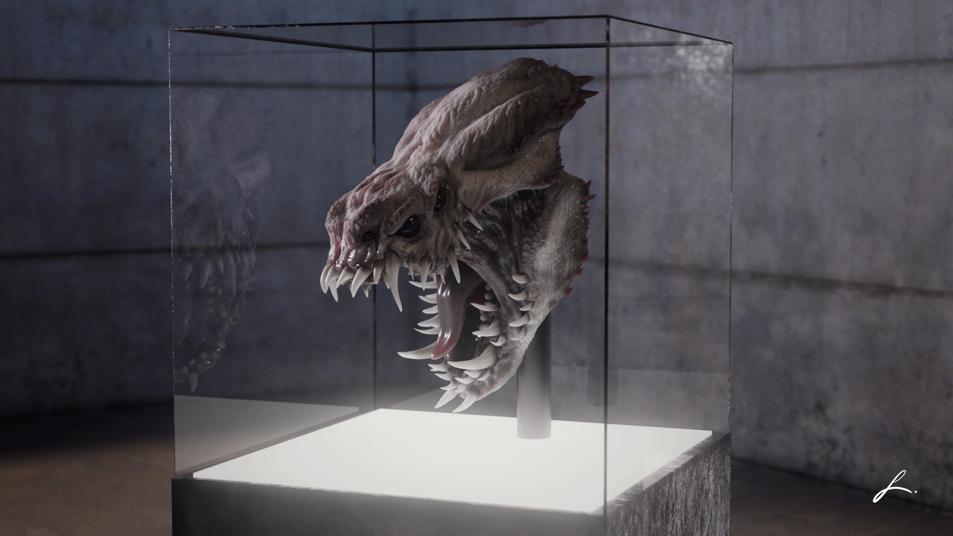 HighQuality Creature Model HELLCAARN model https://p.turbosquid.com/ts-thumb/DN/ysbJtK/7o/artstation_concretemonsterhead/png/1668370736/1920x1080/fit_q87/63dd430df475f2a6bd40e387e8e93530dd711264/artstation_concretemonsterhead.jpg
