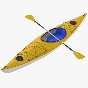 3D Kayak 01 model