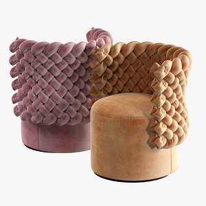 Calia Italia Guiggiola Armchair Velvet F2551