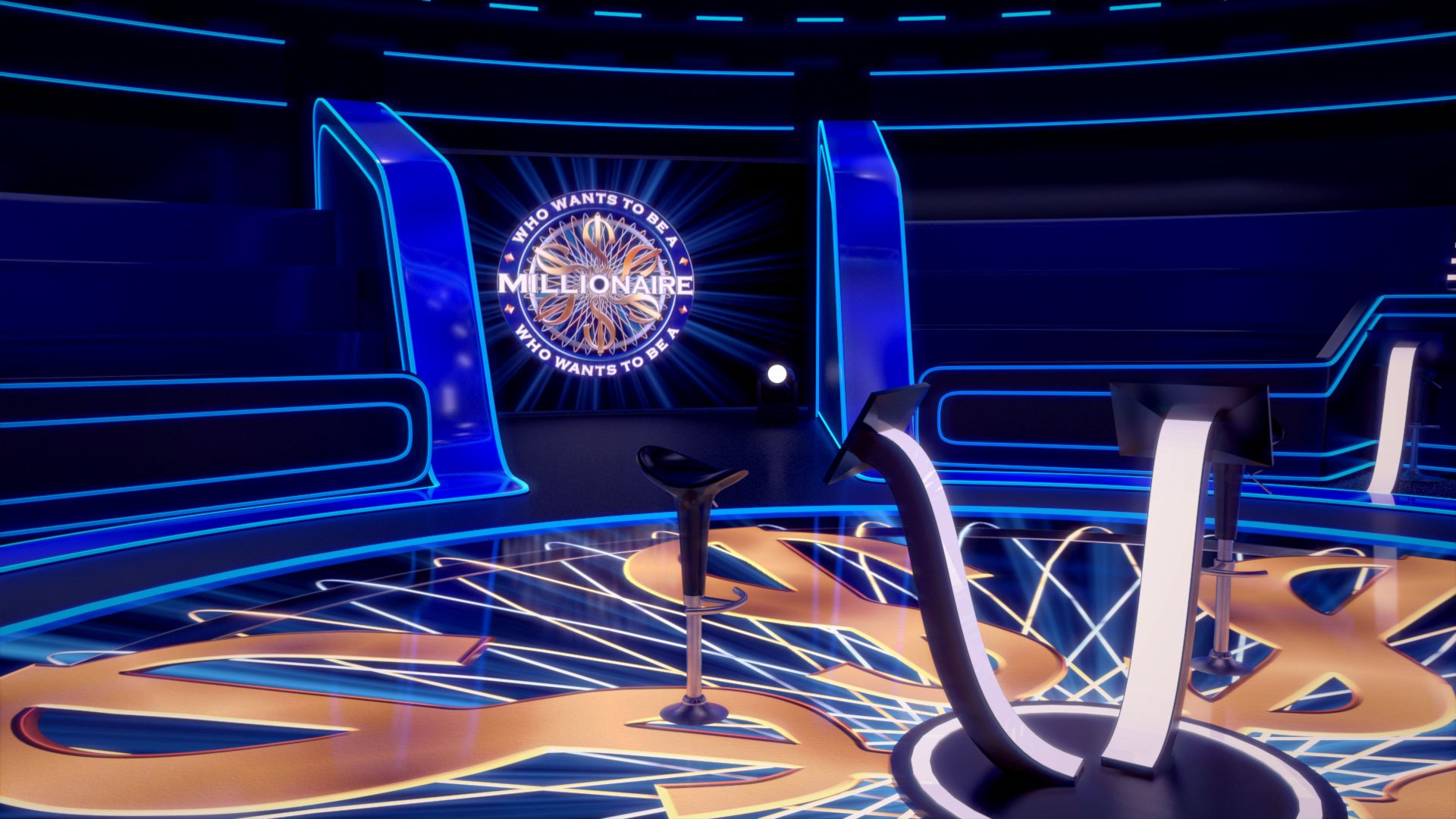 3D Who Wants To Be A Millionaire TV Studio US Set 3D - TurboSquid 1920878