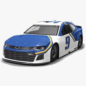 3D nascar race car hendrick